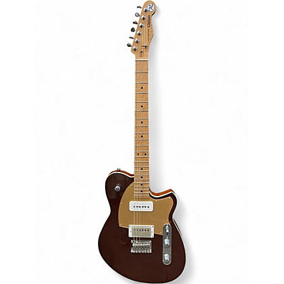 Used Reverend CHARGER H90 METALLIC BORDEAUX Solid Body Electric Guitar