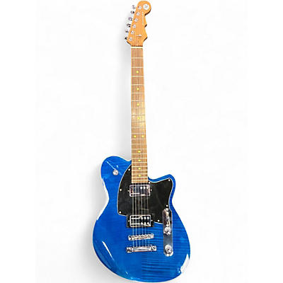Used Reverend CHARGER RA Blue Solid Body Electric Guitar