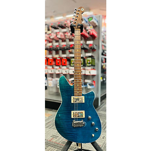 Reverend Used Reverend CHARGER RA Trans Blue Solid Body Electric Guitar Trans Blue