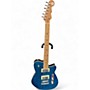 Used Reverend CHARGER Trans Blue Solid Body Electric Guitar Trans Blue