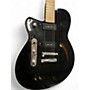 Used Reverend CLUB KING Black Hollow Body Electric Guitar Black