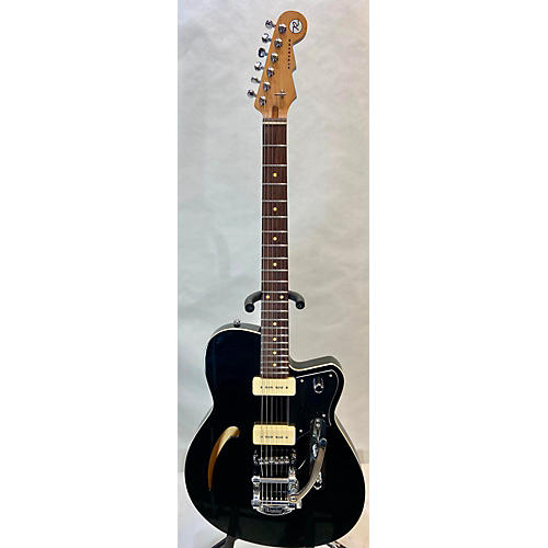 Reverend Used Reverend CLUB KING WITH BIGSBY MIDNIGHT BLACK Hollow Body Electric Guitar MIDNIGHT BLACK