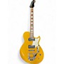 Used Reverend CONTENDER Gold Solid Body Electric Guitar Gold