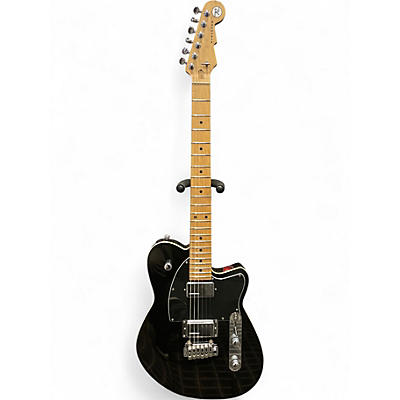 Used Reverend CROSSCUT Black Solid Body Electric Guitar