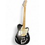 Used Reverend Charger 290 Black Sparkle Solid Body Electric Guitar Black Sparkle