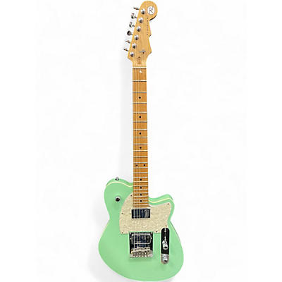 Used Reverend Charger Cleancut Surf Green Solid Body Electric Guitar