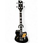 Used Reverend D King Black Electric Bass Guitar Black