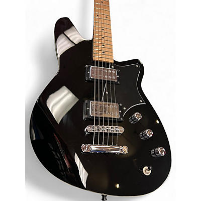 Used Reverend DESCENT BARITONE Black Baritone Guitars