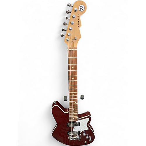 Used Reverend DESENT Maroon Solid Body Electric Guitar Maroon