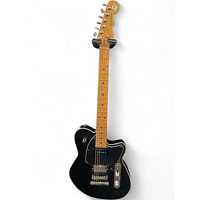 Used Reverend  DOUBLE AGENT OG Black Solid Body Electric Guitar