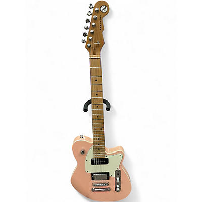 Used Reverend DOUBLE AGENT OG Pink Solid Body Electric Guitar