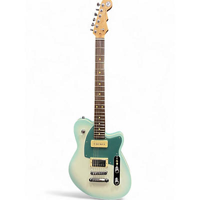Used Reverend DOUBLE AGENT WASHBURST BLUE Solid Body Electric Guitar
