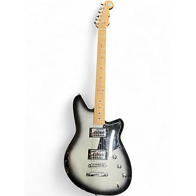 Used Reverend Descent RA Baritone Silverburst Solid Body Electric Guitar