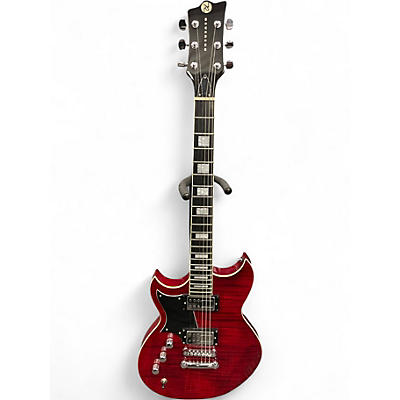 Used Reverend Descent Red Solid Body Electric Guitar