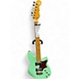 Used Reverend Descent Wilkinson Baritone Electric Guitar With Maple Finger Seafoam Green Solid Body Electric Guitar Seafoam Green