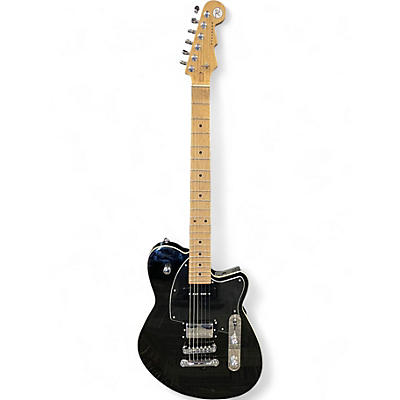 Used Reverend Double Agent Black Solid Body Electric Guitar