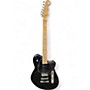 Used Reverend Double Agent Black Solid Body Electric Guitar Black