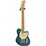 Used Reverend Double Agent Metallic Blue Solid Body Electric Guitar Metallic Blue