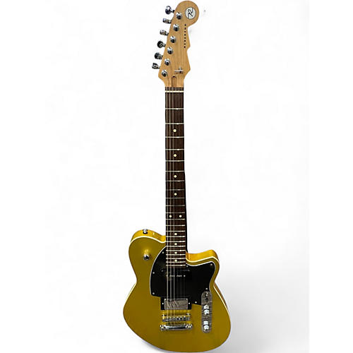 Used Reverend Double Agent OG Gold Solid Body Electric Guitar Gold