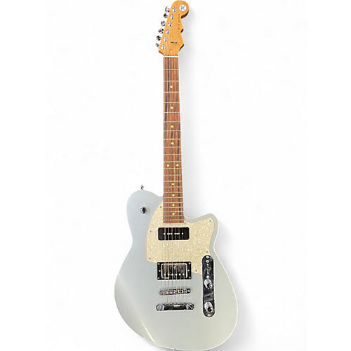 Used Reverend Double Agent OG Metallic Silver Freeze Solid Body Electric Guitar Metallic Silver Freeze