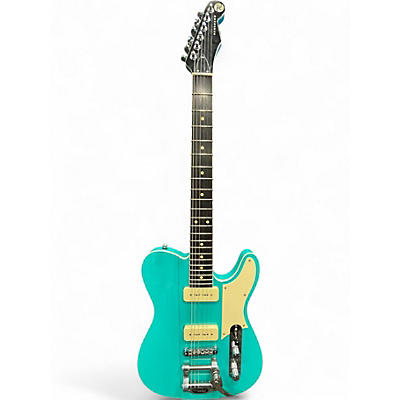 Used Reverend GREG KOCH GRISTLEMASTER TURQOISE Solid Body Electric Guitar