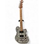 Used Reverend JENN WASNER SIGNATURE Black and White Solid Body Electric Guitar Black and White