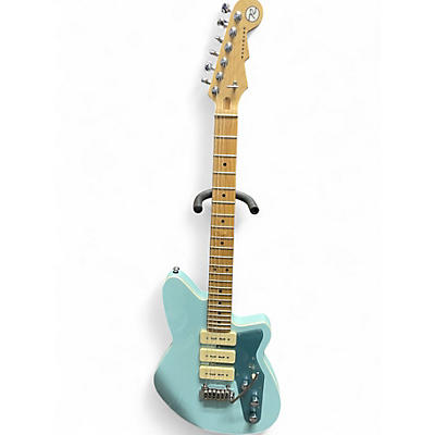 Used Reverend Jetstream 390 Chronic Blue Solid Body Electric Guitar