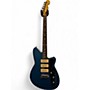Used Reverend Jetstream 390 Metallic Blue Solid Body Electric Guitar Metallic Blue