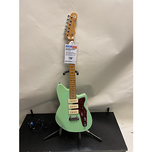 Reverend Used Reverend Jetstream 390 Oceanside Green Solid Body Electric Guitar oceanside green