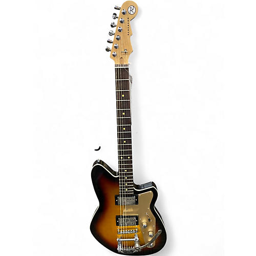 Used Reverend Jetstream HCB 3 Tone Sunburst Solid Body Electric Guitar 3 Tone Sunburst