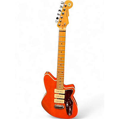 Used Reverend Jetstream Orange Solid Body Electric Guitar
