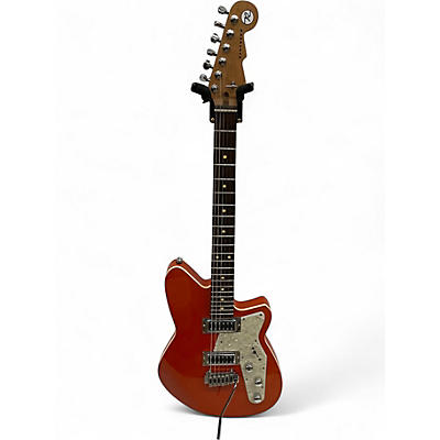 Used Reverend Jetstream RB Rock Orange Solid Body Electric Guitar