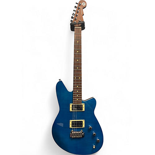 Used Reverend KINGBOLT RA FM Blue Solid Body Electric Guitar Blue