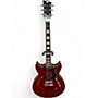 Used Reverend MANTA RAY 290 Crimson Red Trans Hollow Body Electric Guitar Crimson Red Trans