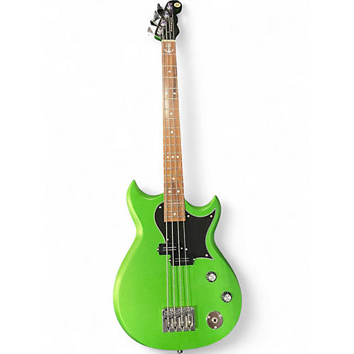 Used Reverend MIKE WATT WATT POWER Metallic Green Electric Bass Guitar Metallic Green