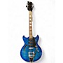 Used Reverend Manta Ray 390 Blue Hollow Body Electric Guitar Blue