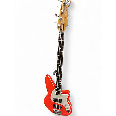 Used Reverend Mercalli 4 Feisty Red Electric Bass Guitar