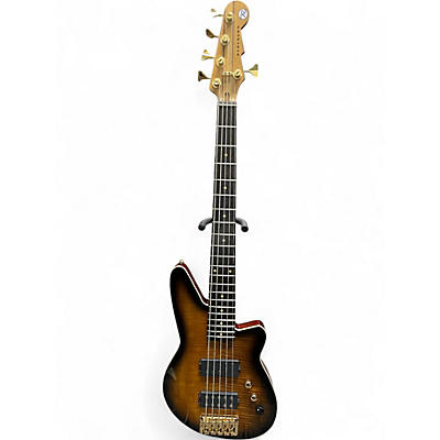 Used Reverend Mercalli 5 FM Coffee Burst Electric Bass Guitar