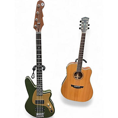 Used Reverend Mercalli Green Electric Bass Guitar