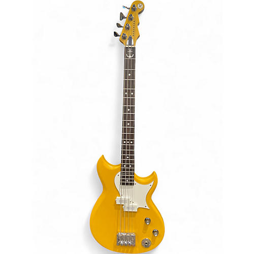 Used Reverend Mike Wattplower Yellow Electric Bass Guitar Yellow