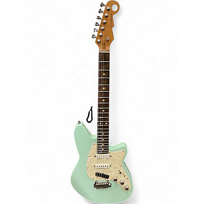Used Reverend Modified Six Gun Seafoam Green Solid Body Electric Guitar