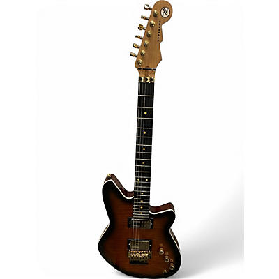 Used Reverend NAMM 2025 Kingbolt RA FM Coffee Burst Solid Body Electric Guitar