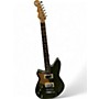 Used Reverend NAMM 2025 Left Handed Descent RA Army Green Solid Body Electric Guitar Army Green