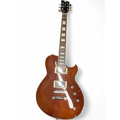 Used Reverend ROUNDHOUSE VIOLIN BROWN Solid Body Electric Guitar