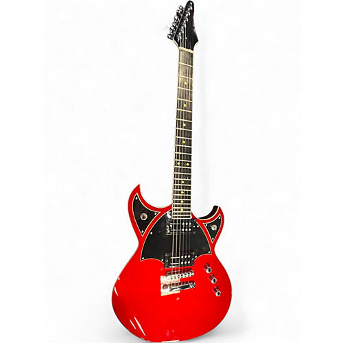Used Reverend Reeves Gabrel Spacehawk HT Metallic Red Hollow Body Electric Guitar Metallic Red