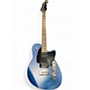 Used Reverend Reeves Gabrels Signature Satin Trans Blue Solid Body Electric Guitar Satin Trans Blue