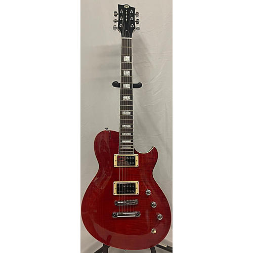 Reverend Used Reverend Roundhouse RA Solid Body Electric Guitar Trans Wine Red