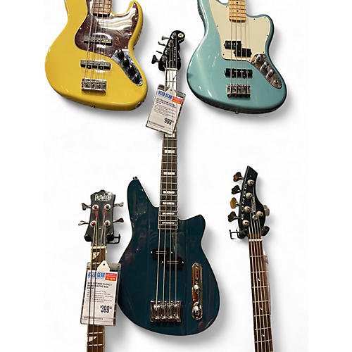 Used Reverend SENTINEL Trans Blue Electric Bass Guitar Trans Blue
