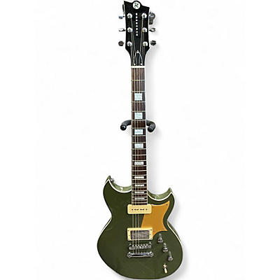 Used Reverend Sensei H90 Army Green Solid Body Electric Guitar