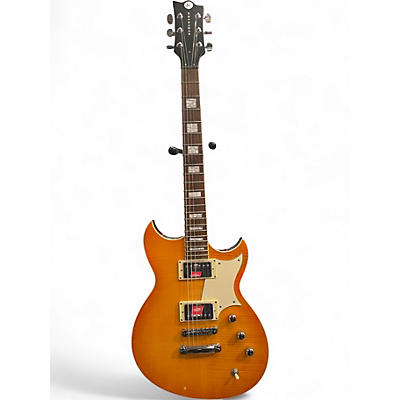Used Reverend Sensei HB Honey Burst Solid Body Electric Guitar